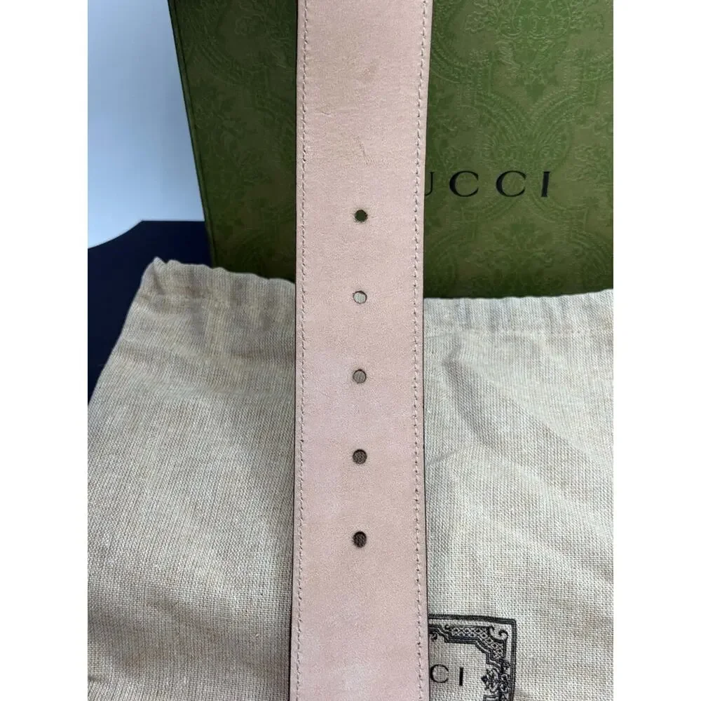 Men's Gucci 110-44 GG Web Belt in Box SPB-JB 371654